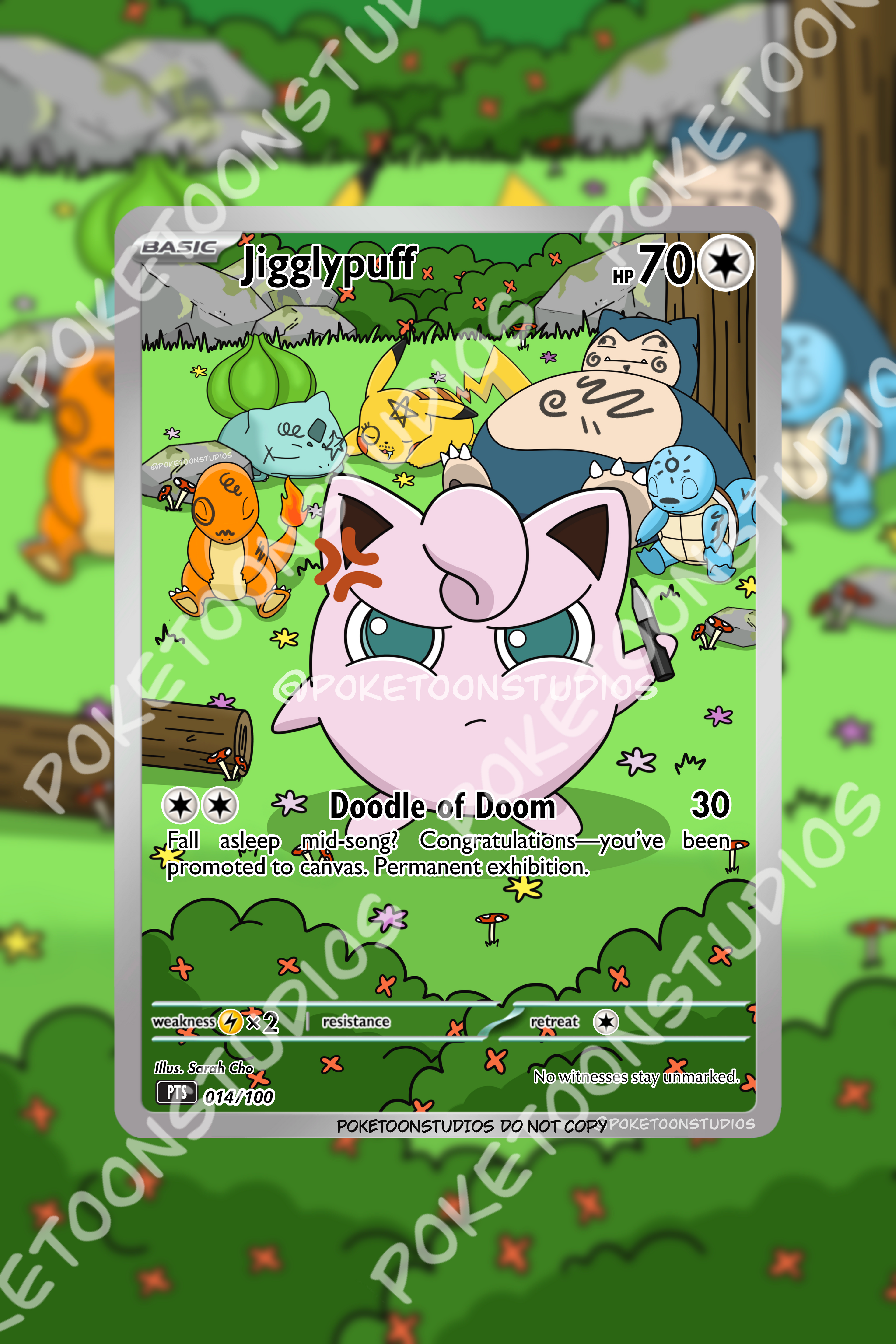 Jigglypuff - Custom Illustration Rare 014/100