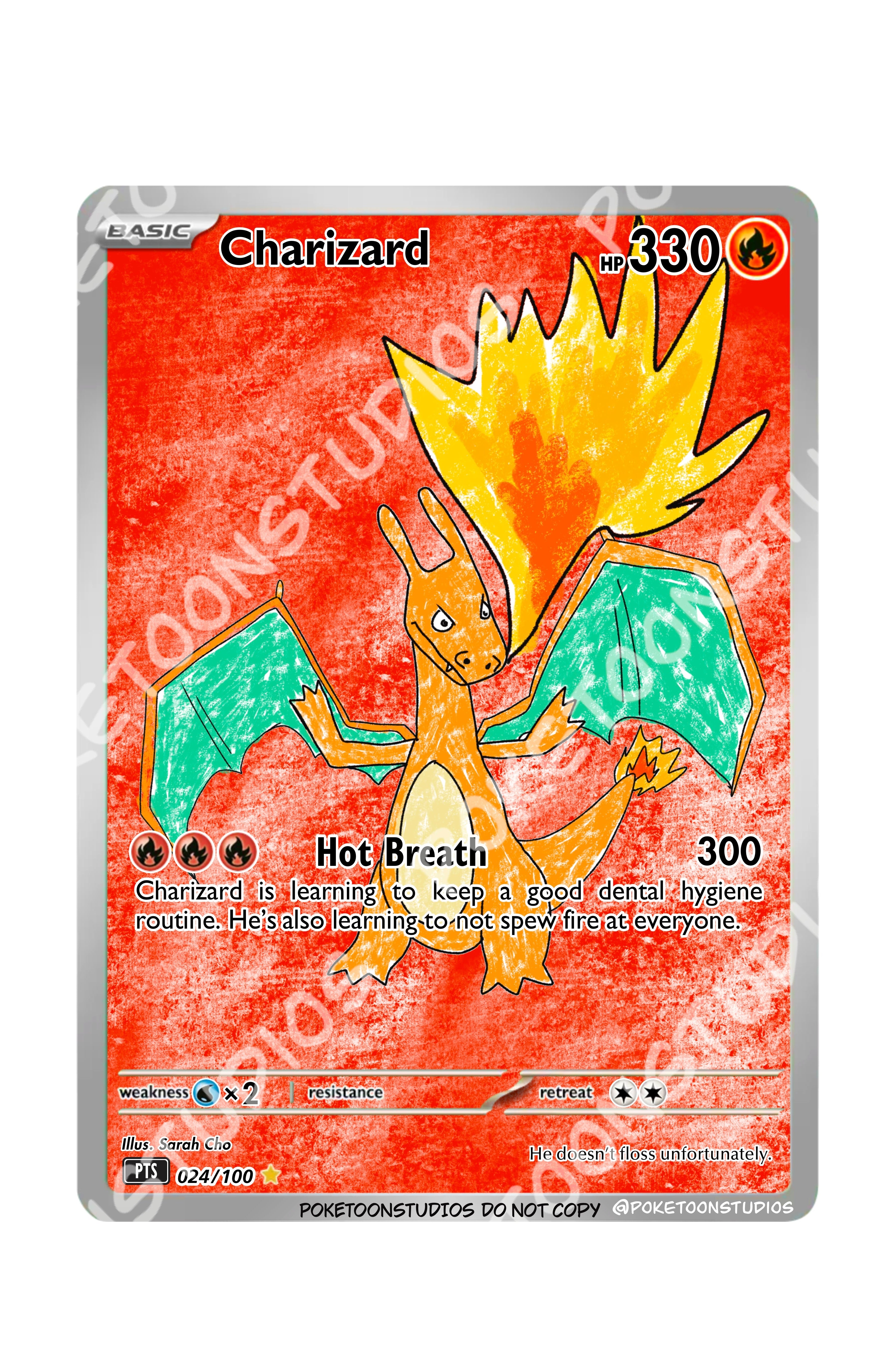 Charizard - Custom Illustration Rare 024/100