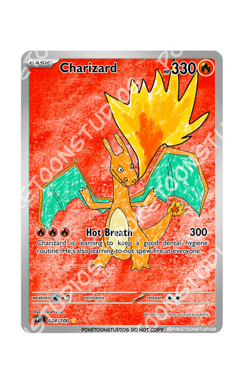 Charizard - Custom Illustration Rare 024/100