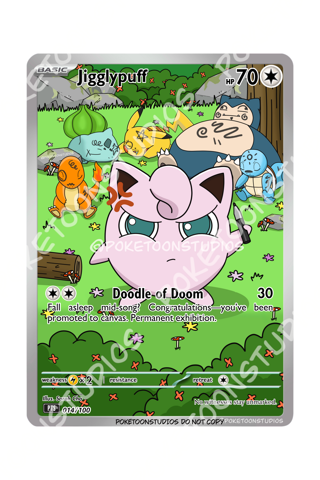 Jigglypuff - Custom Illustration Rare 014/100