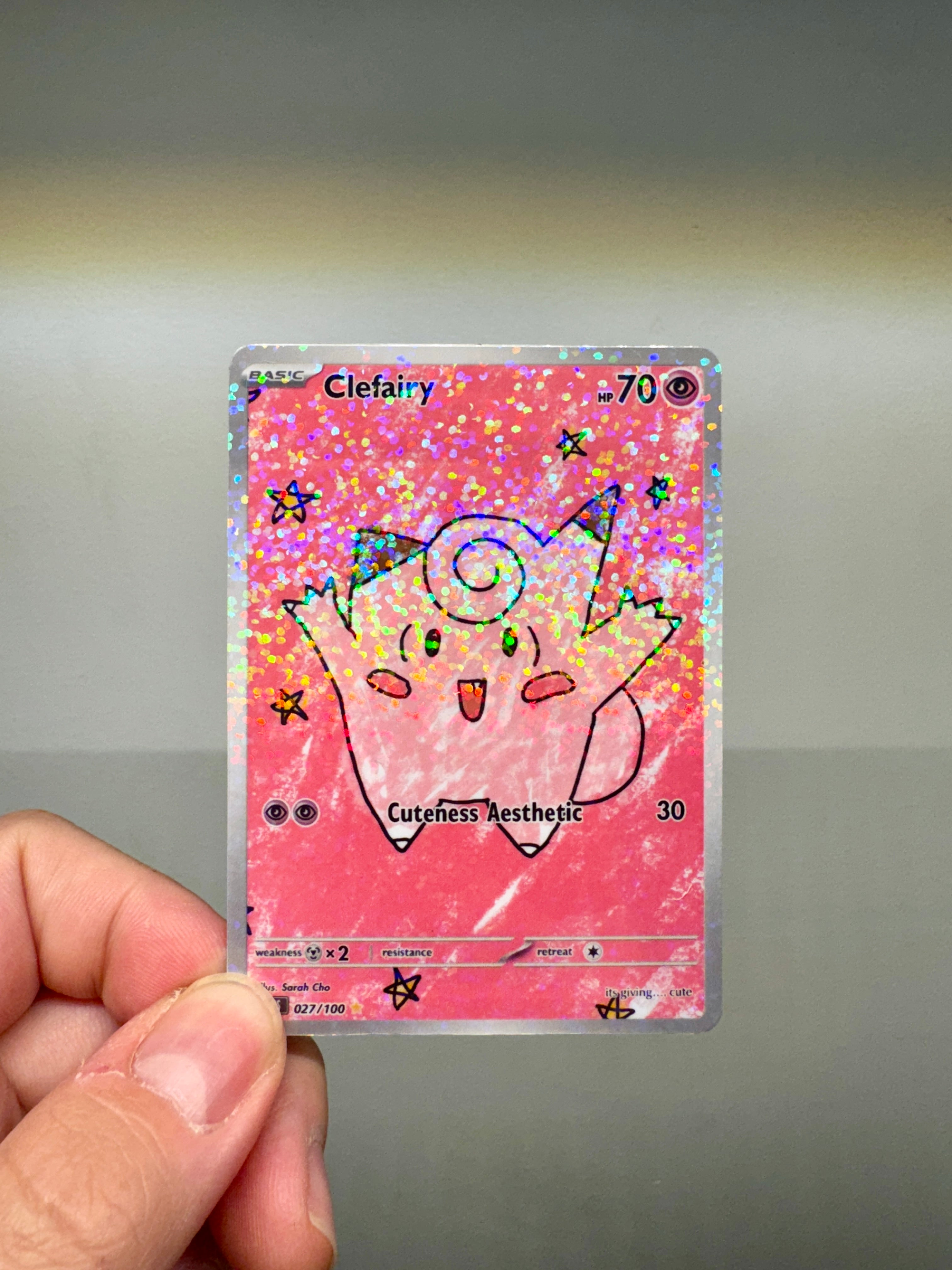Clefairy - Custom Illustration Rare 027/100