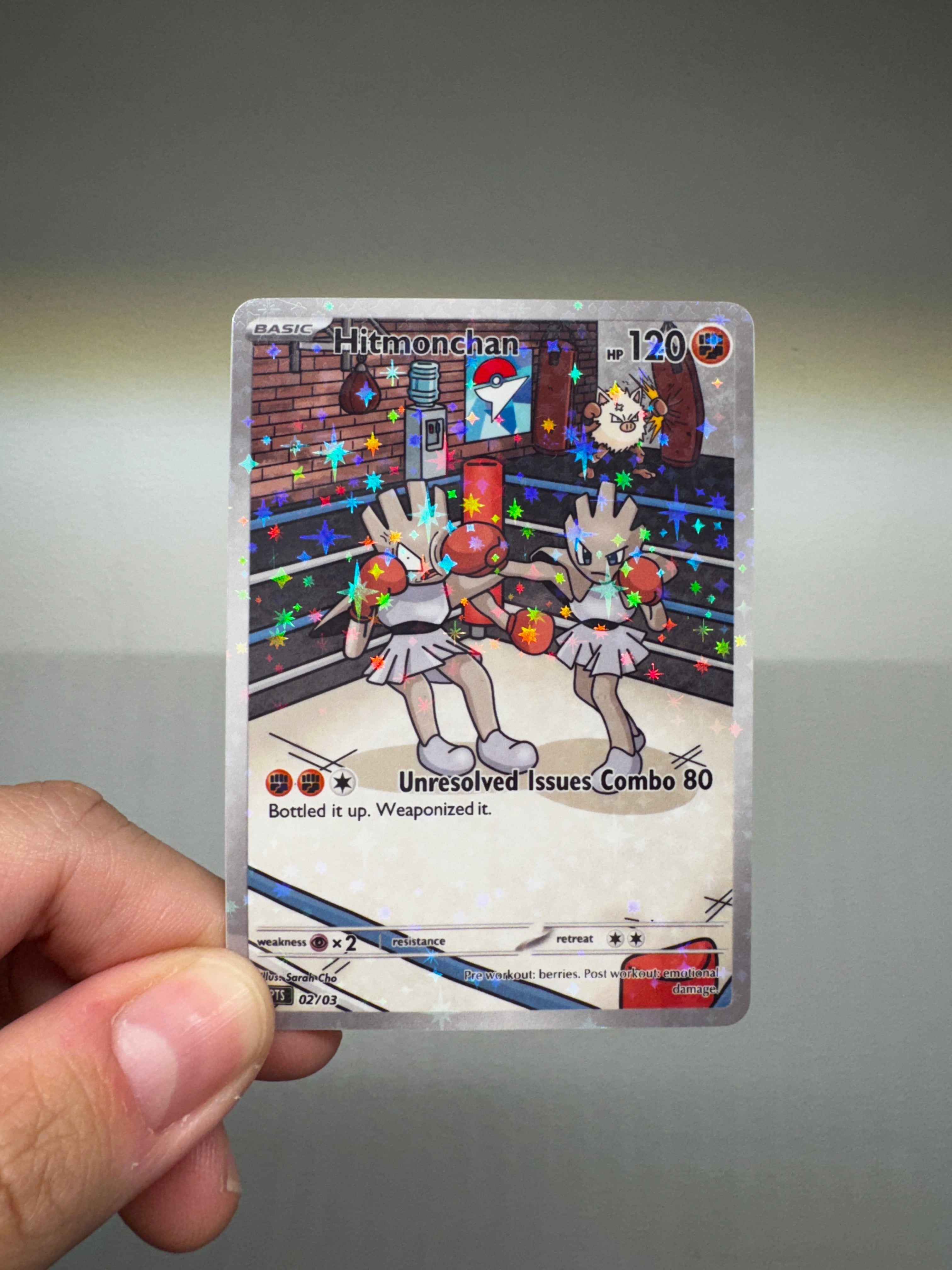 Hitmonchan - Custom Illustration Rare 02/03 LIMITED EDITION