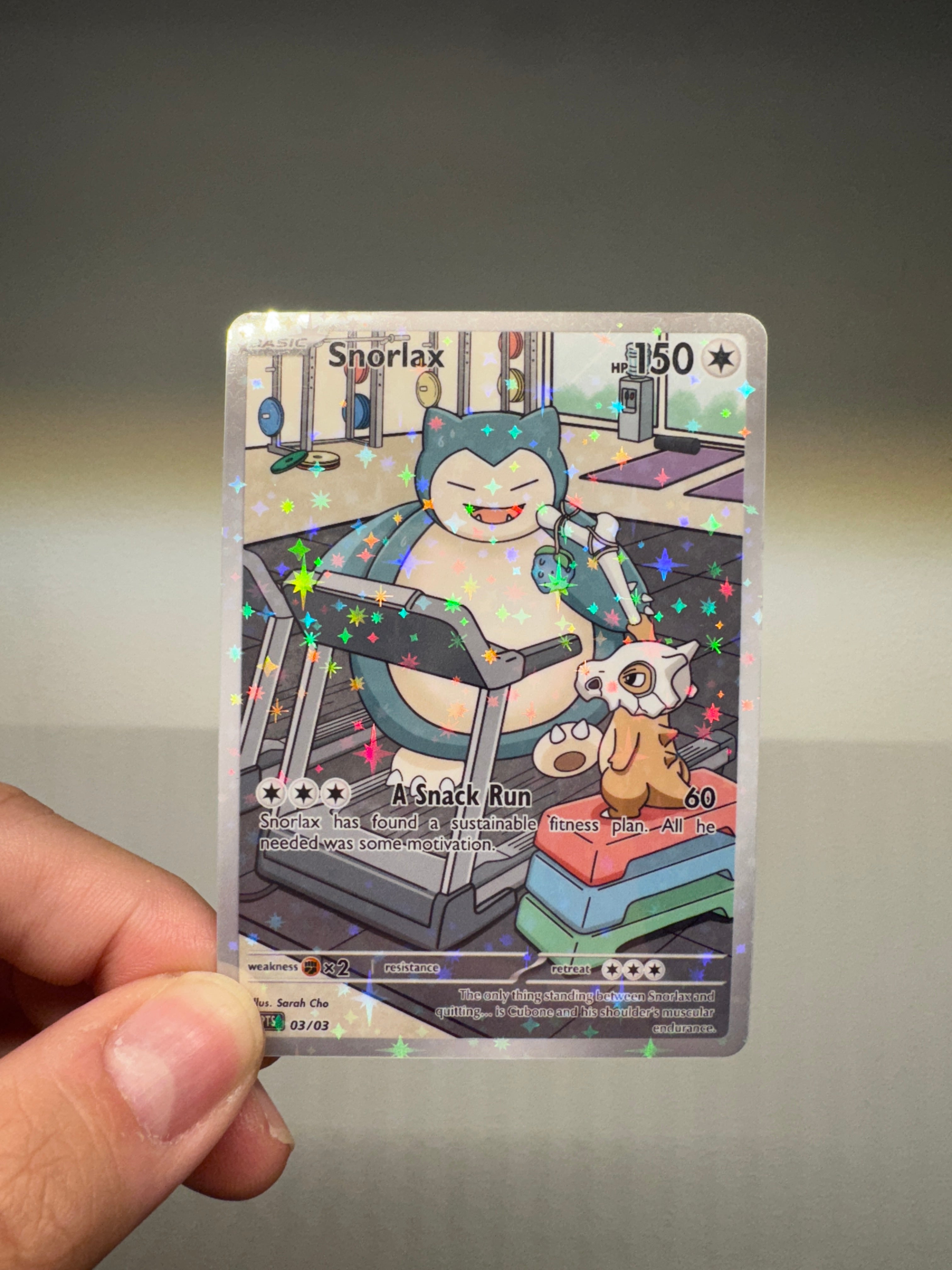 Snorlax - Custom Illustration Rare 03/03 LIMITED EDITION