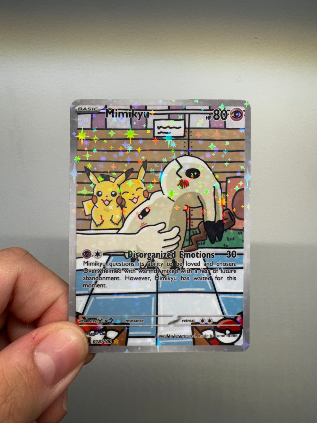Mimikyu - Custom Illustration Rare 018/100