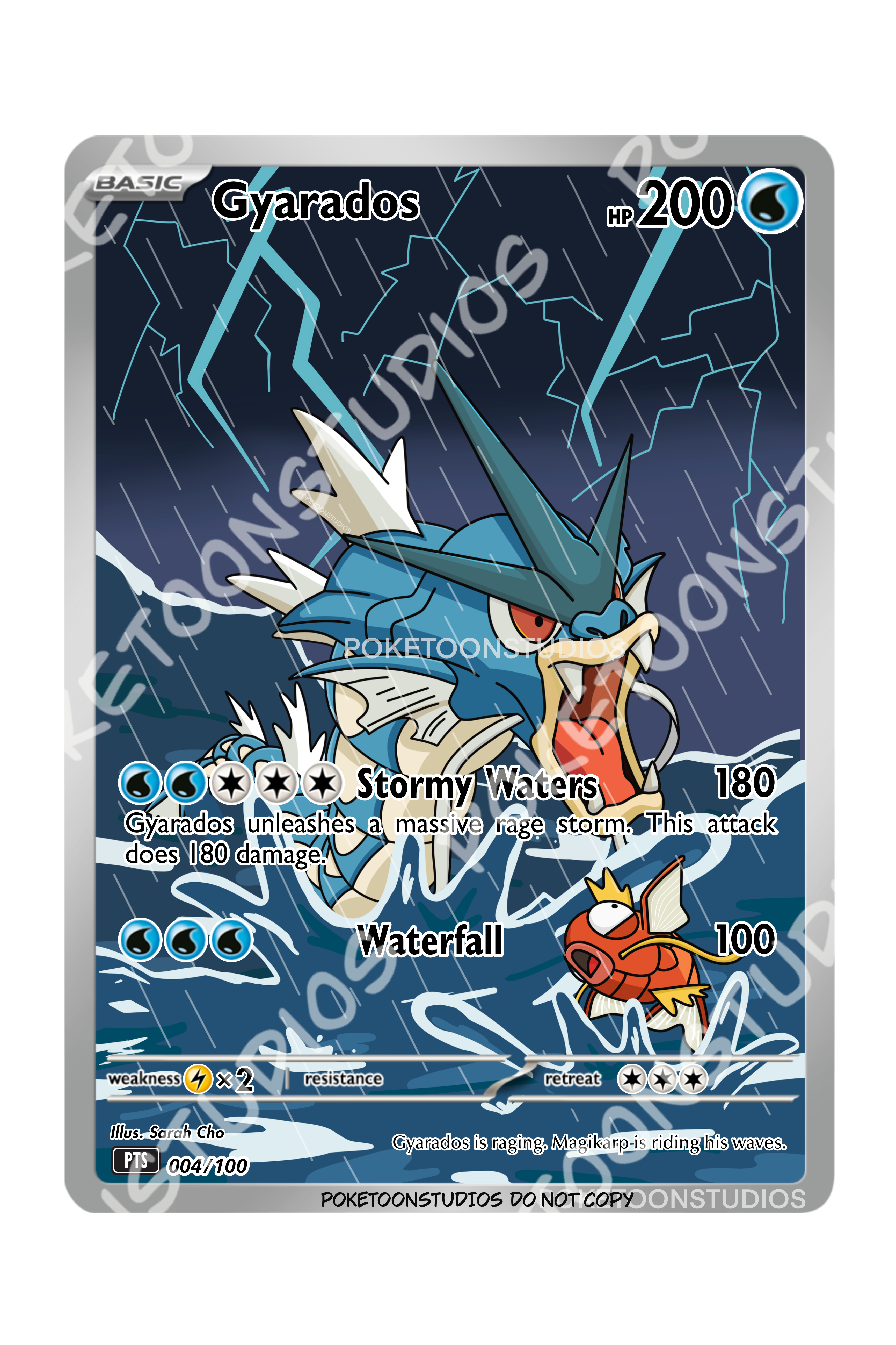 Gyarados - Custom Illustration Rare 004/100