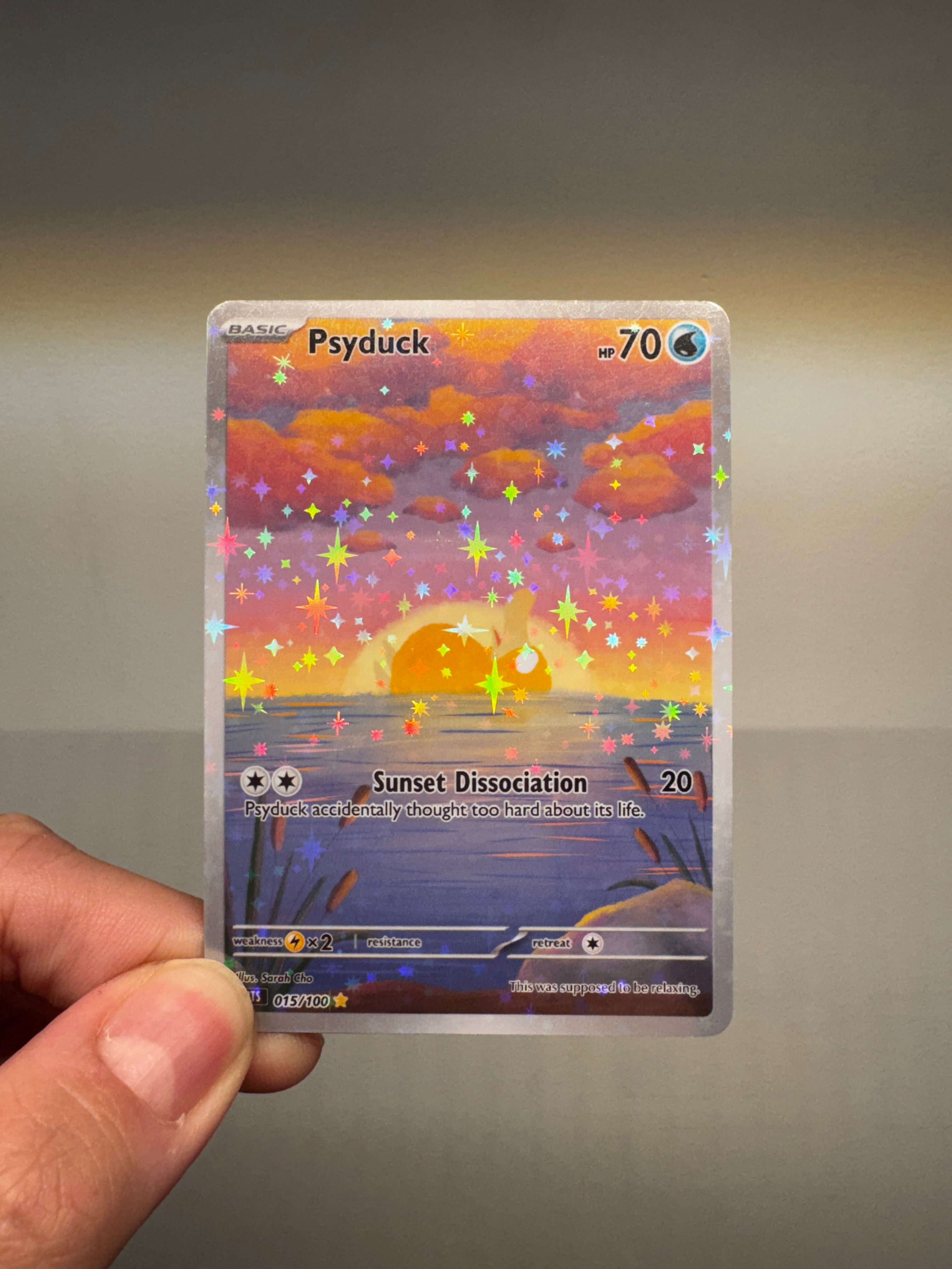 sunset pokemon cards Psyduck