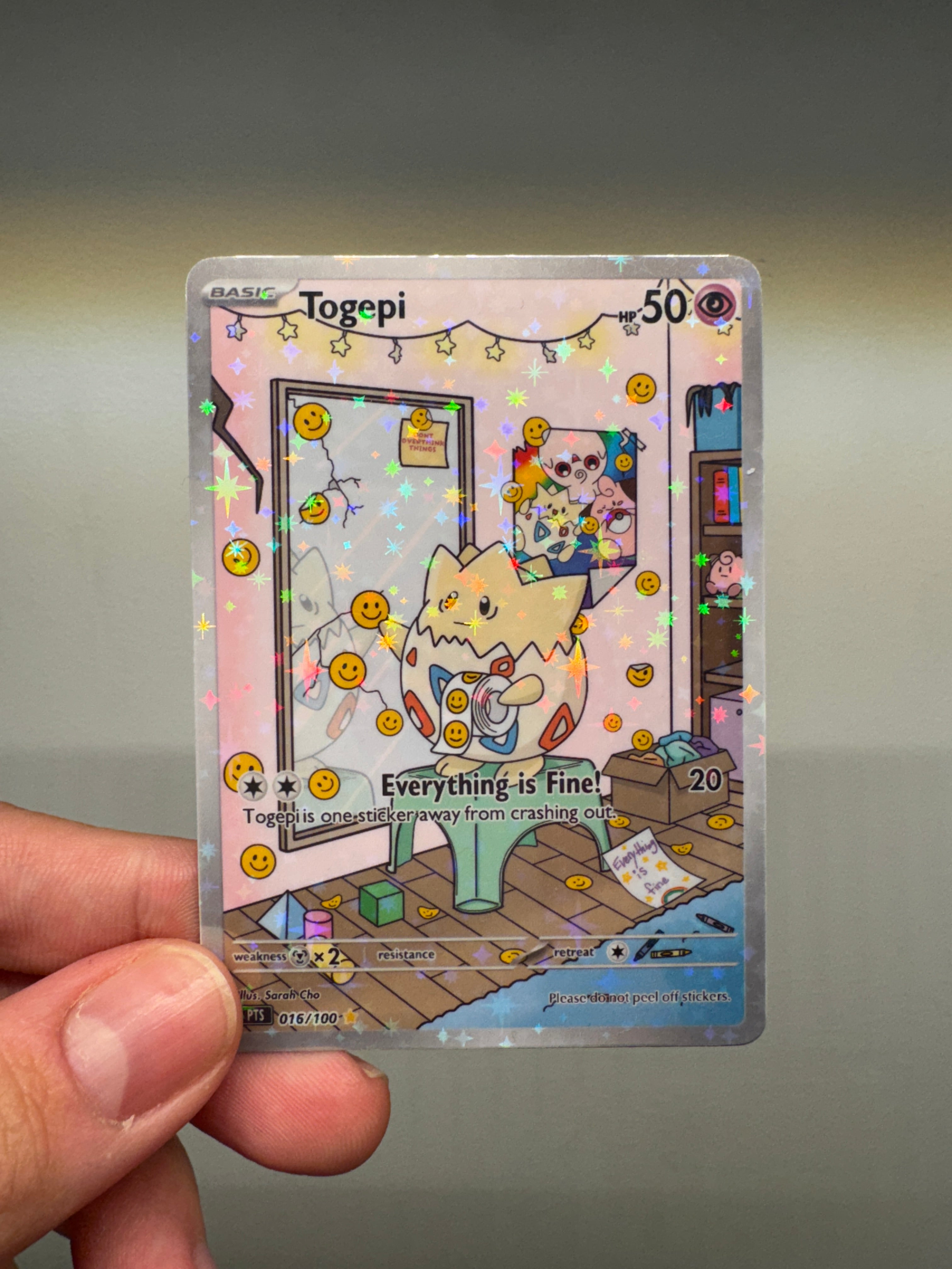 Togepi - Custom Illustration Rare 016/100