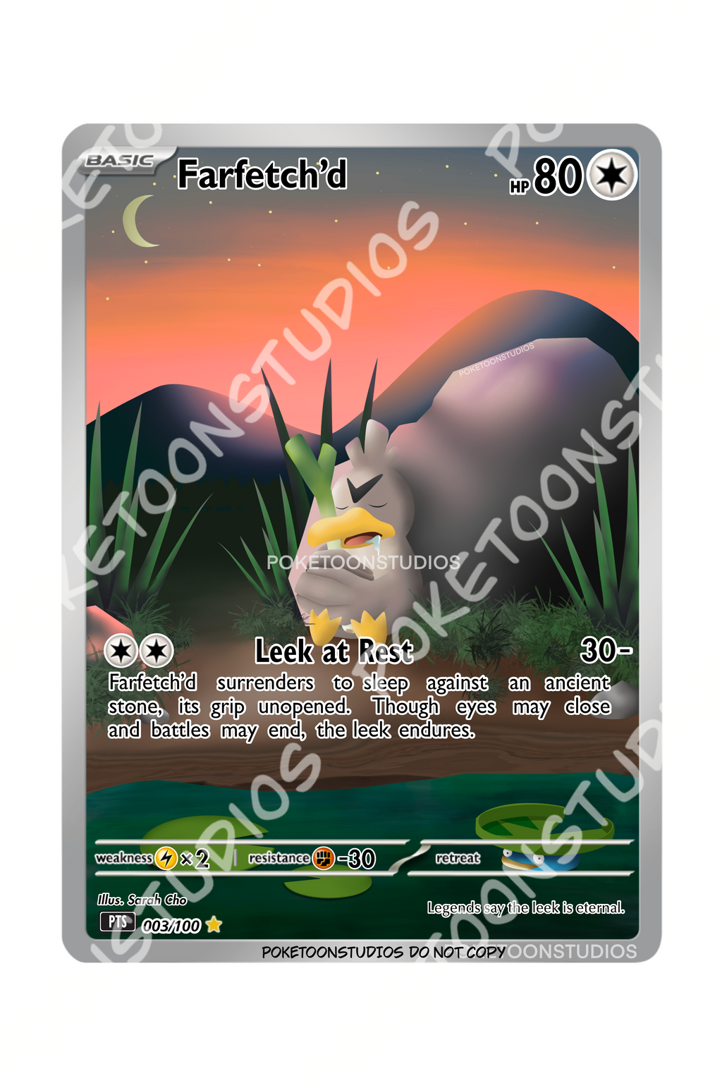 Farfetch'd - Custom Illustration Rare 003/100