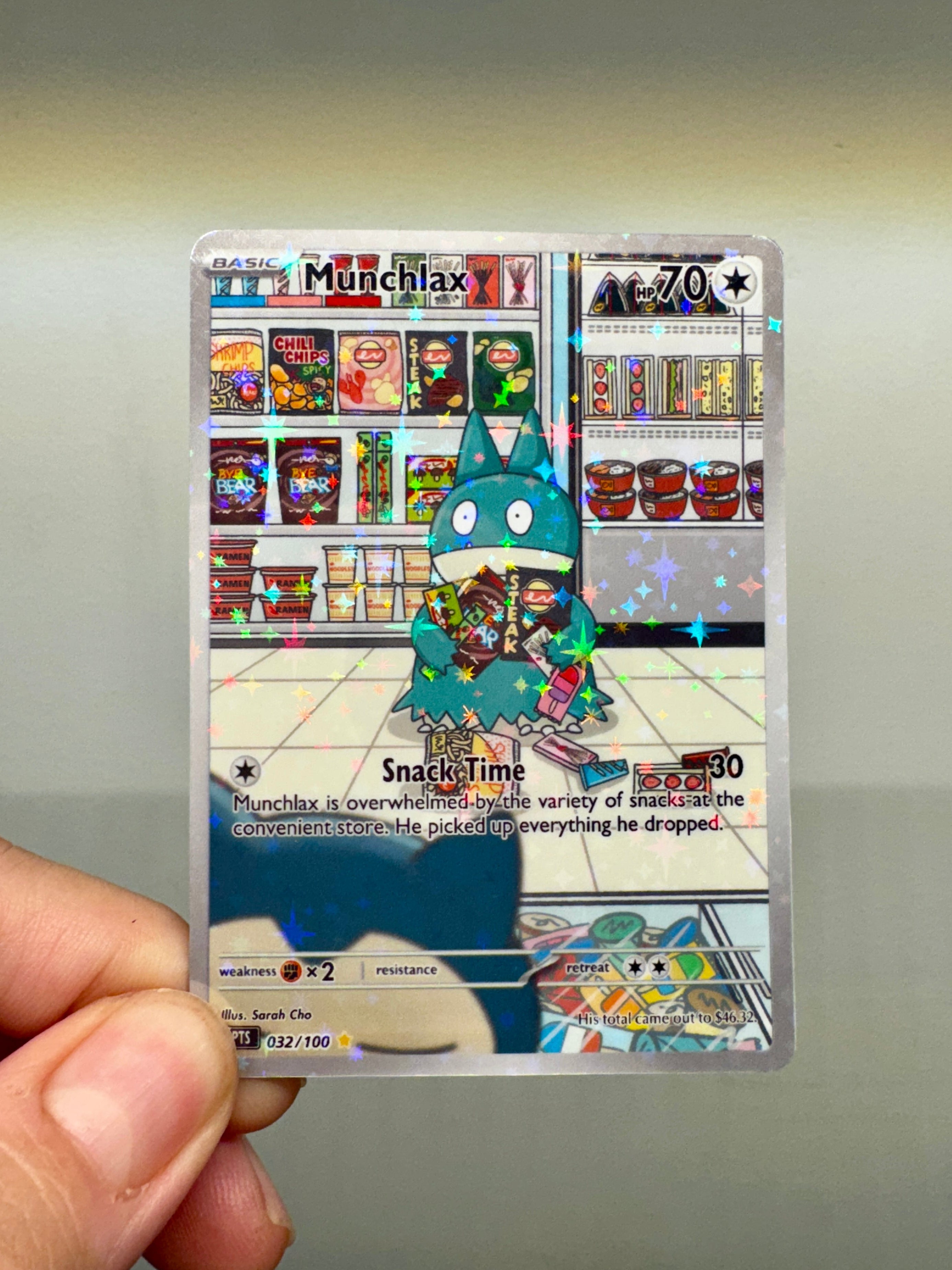 Munchlax - Custom Illustration Rare 032/100