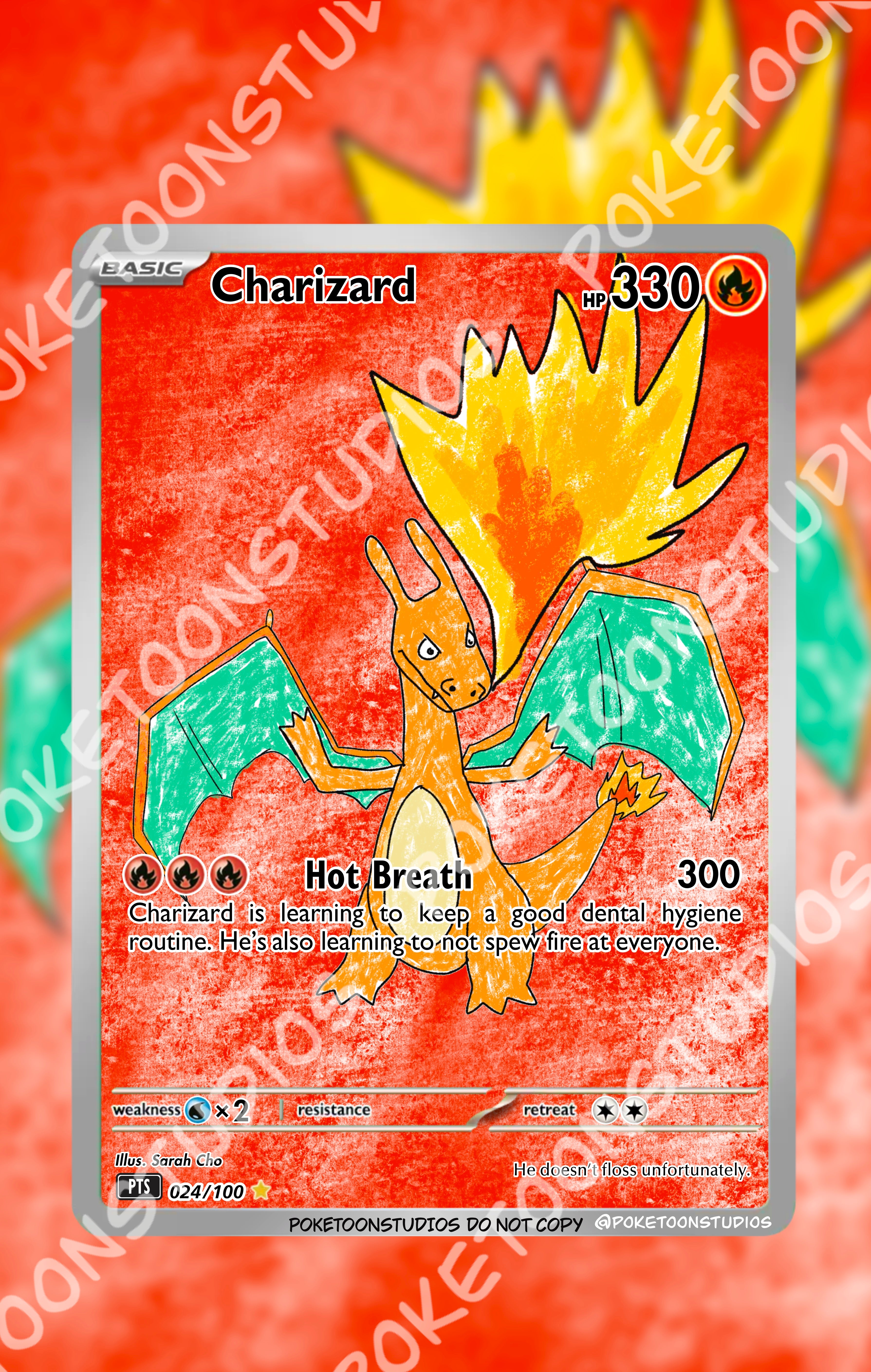 Charizard - Custom Illustration Rare 024/100