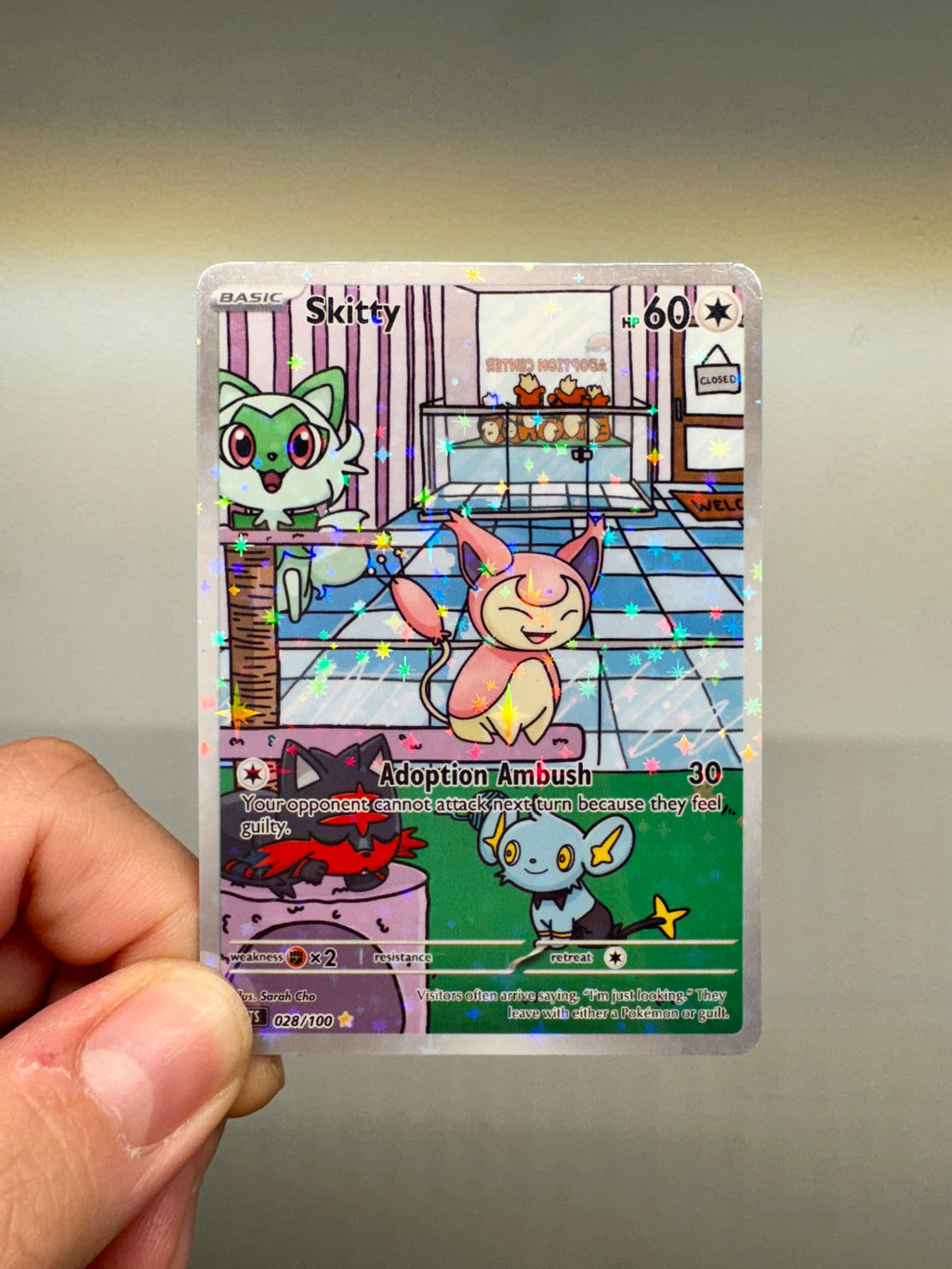 Skitty - Custom Illustration Rare 028/100