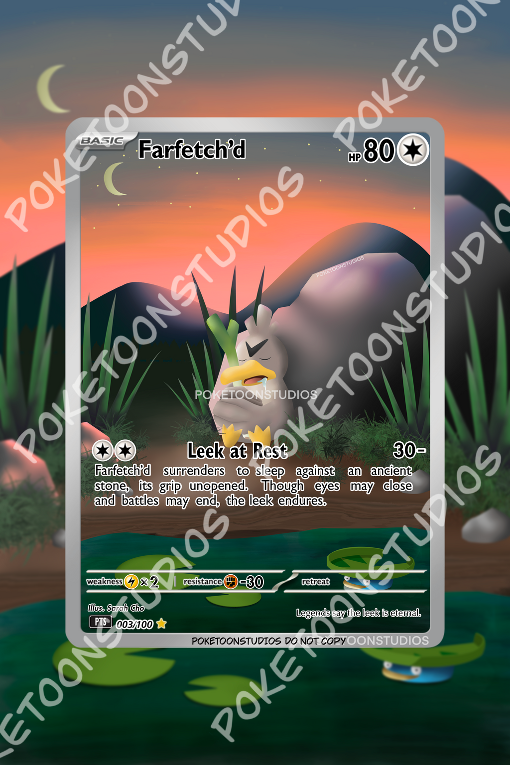 Farfetch'd - Custom Illustration Rare 003/100