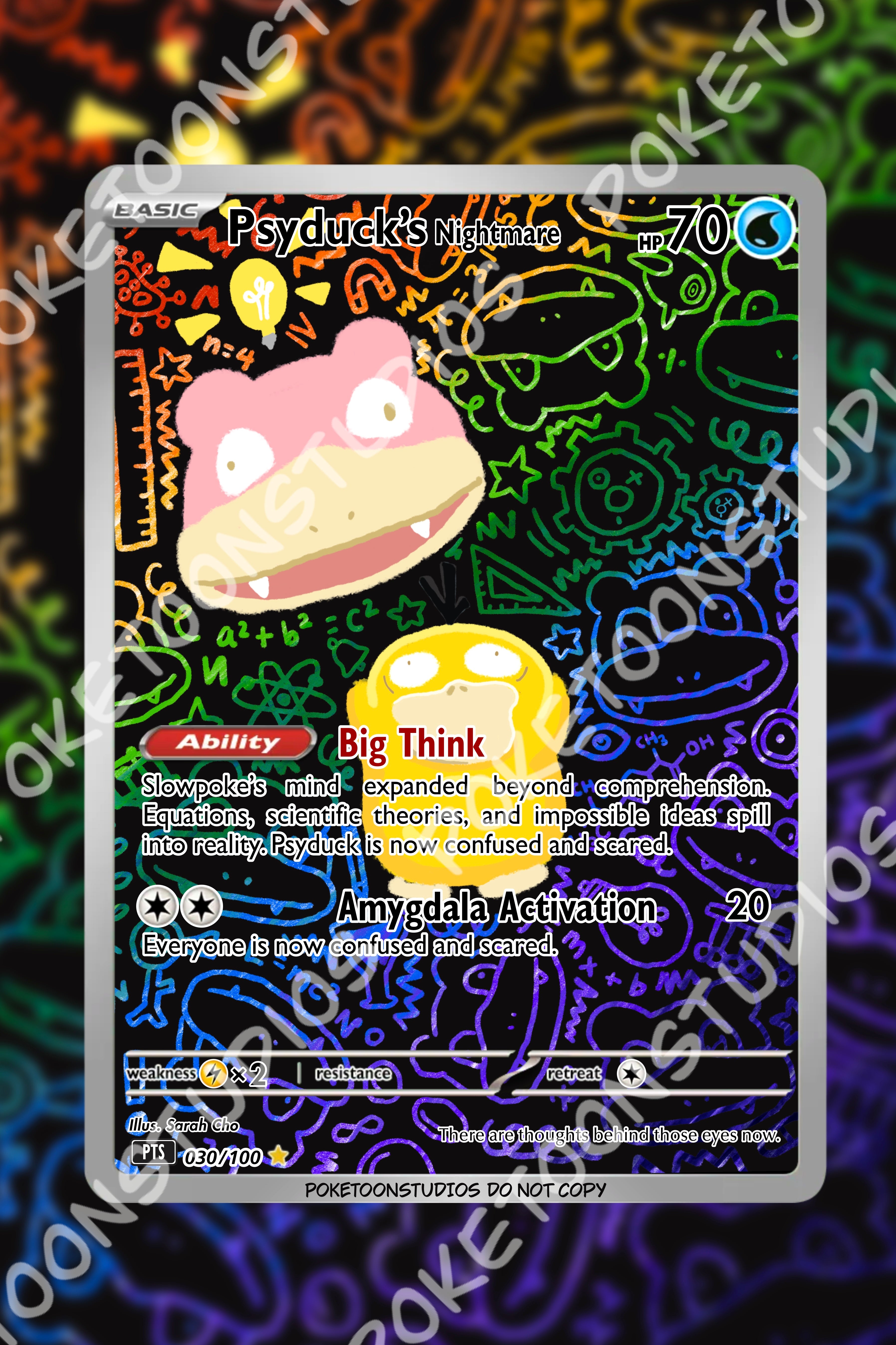 Psyduck’s Nightmare - Custom Illustration Rare 030/100