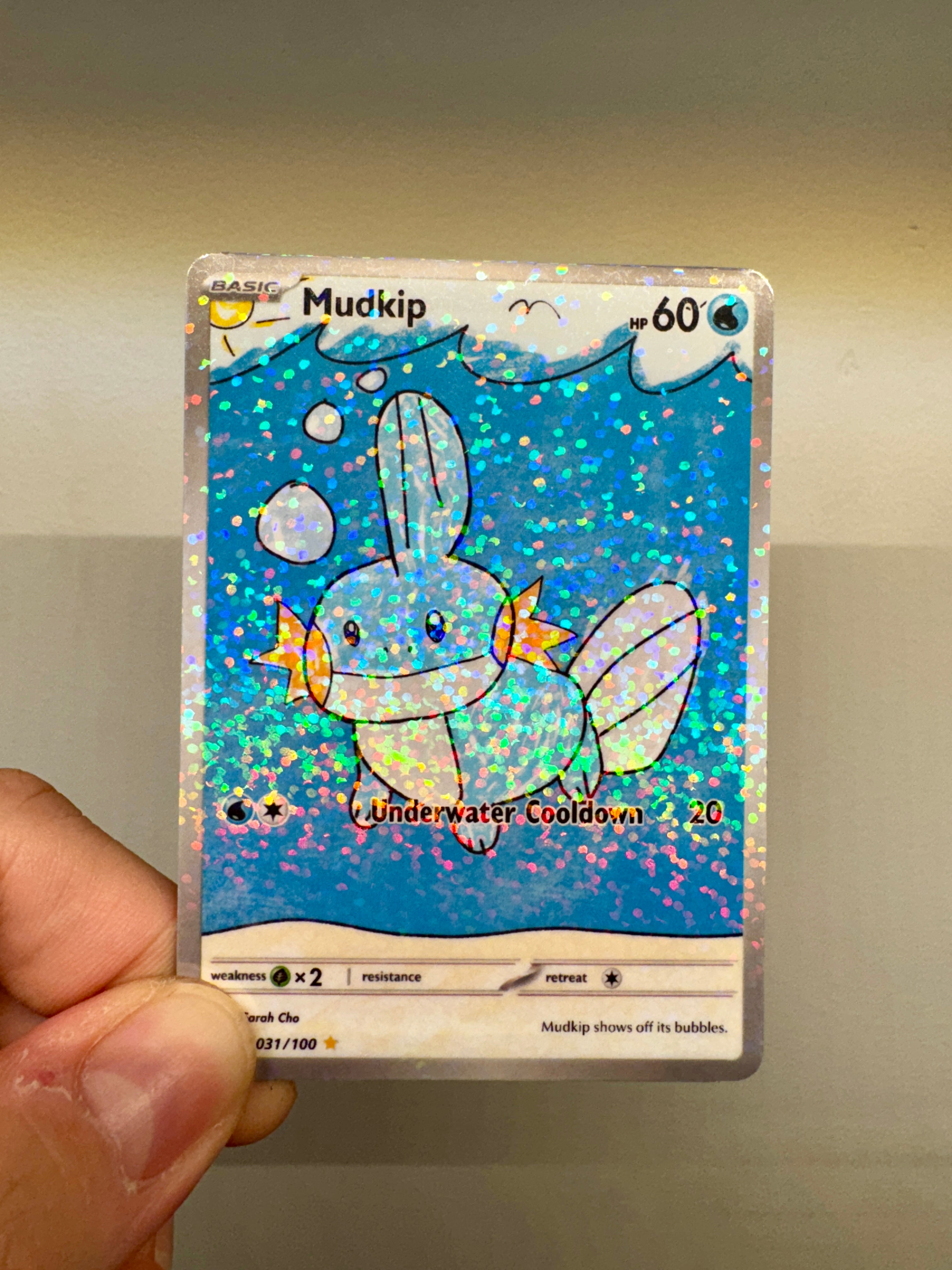 Mudkip - Custom Illustration Rare 031/100