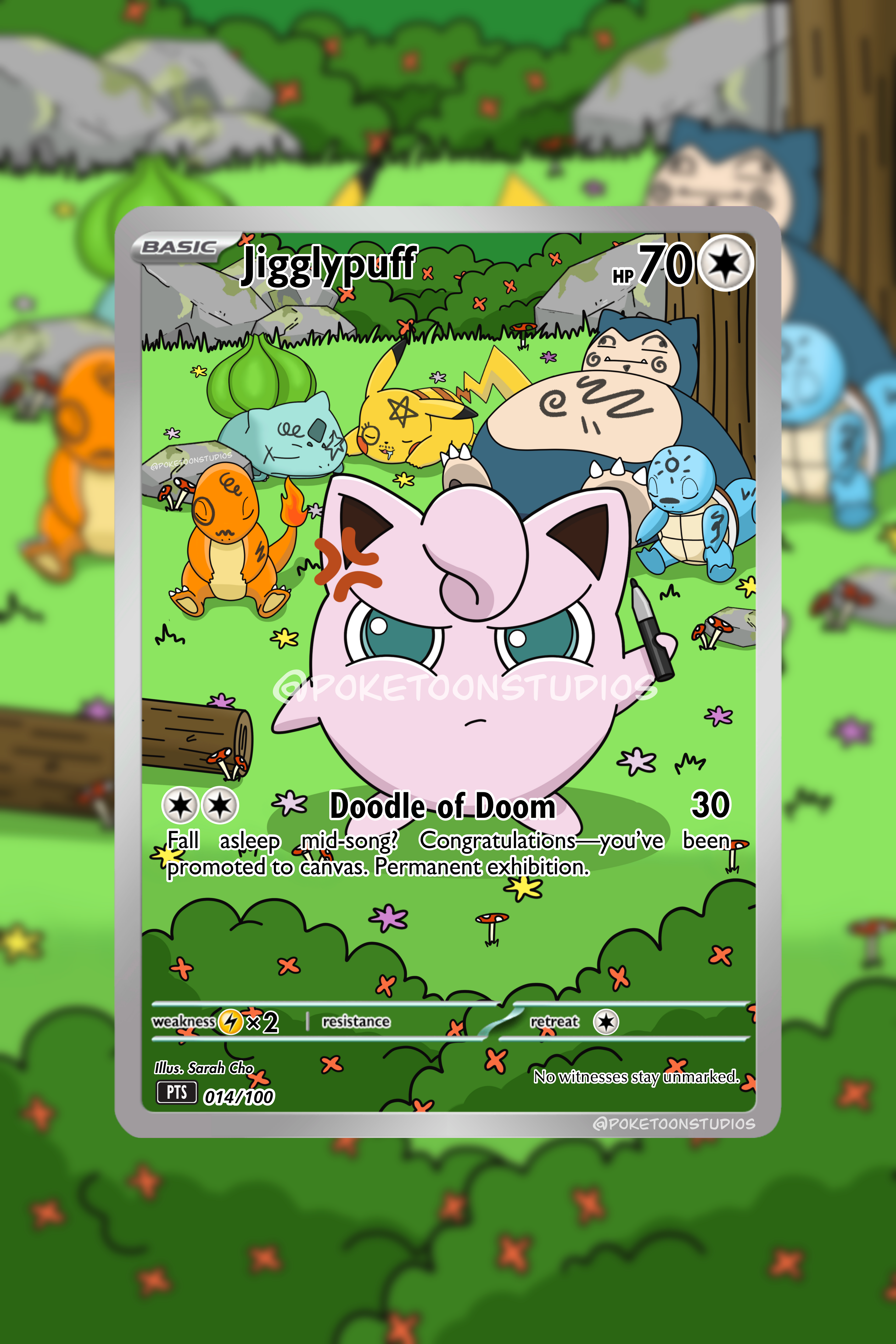 Jigglypuff - Custom Illustration Rare 014/100