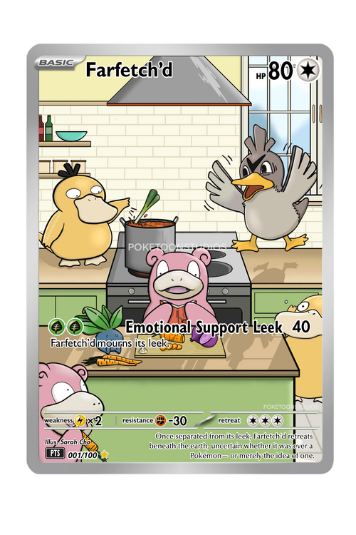 Farfetch'd - Custom Illustration Rare 001/100