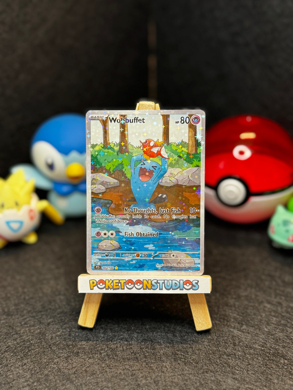 Wobbuffet - Custom Illustration Rare 002/100