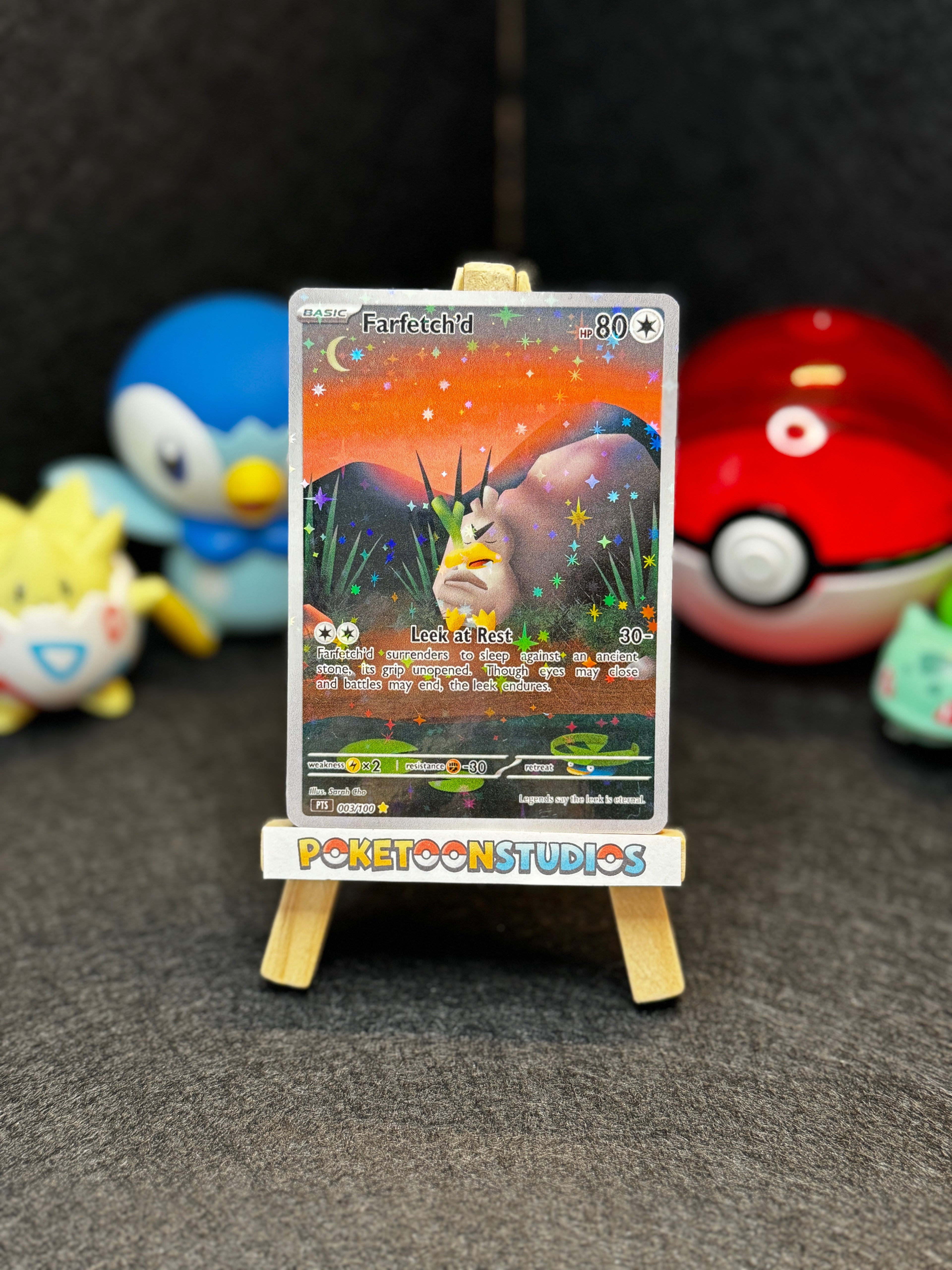 Farfetch'd - Custom Illustration Rare 003/100