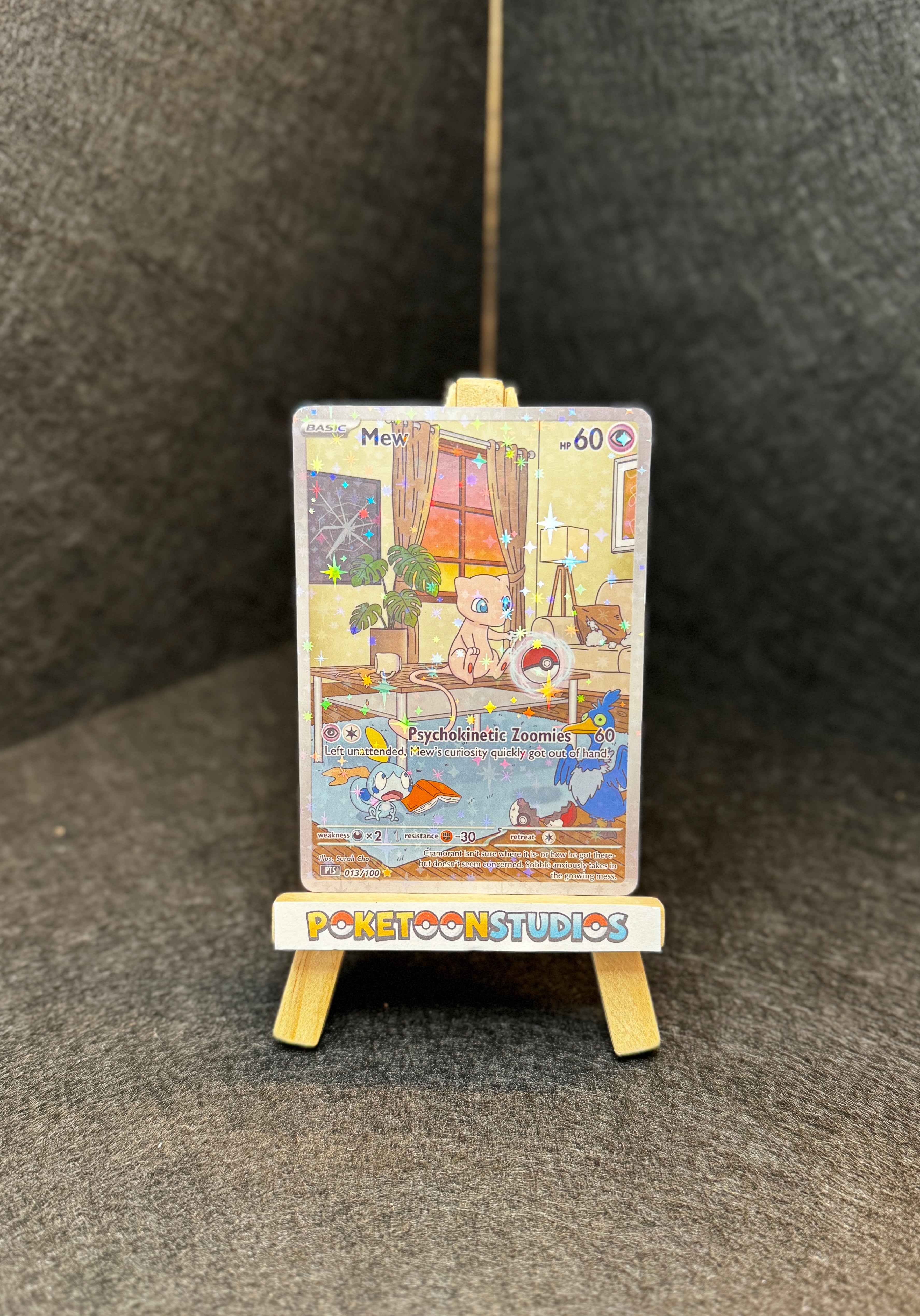 Mew - Custom Illustrated Rare 013/100